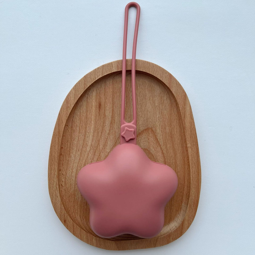 Silicone Star-Shaped Coin Purse with Elastic Wrist Strap