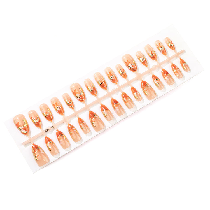 Floral-Inspired Luxury Press-On Nail Set Stornfield