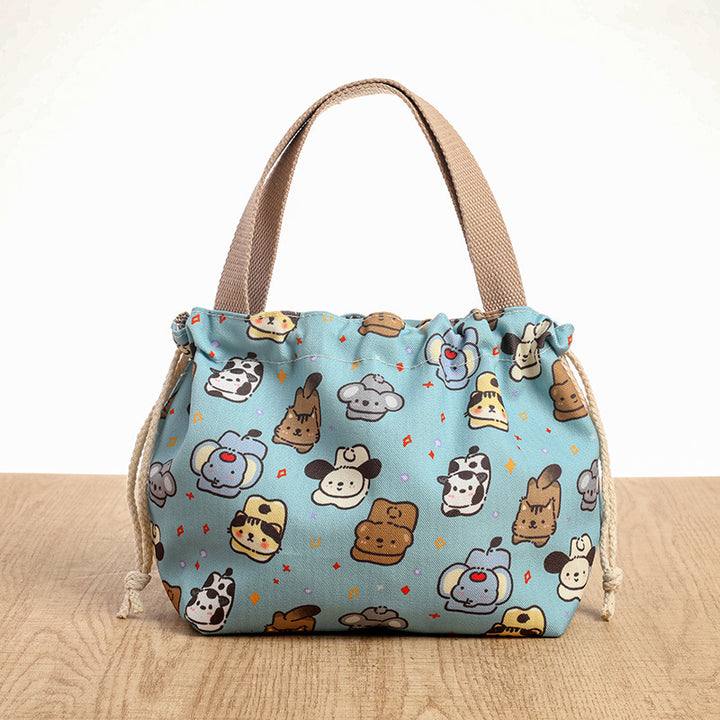 Drawstring Cat-Themed Storage Bag Stornfield