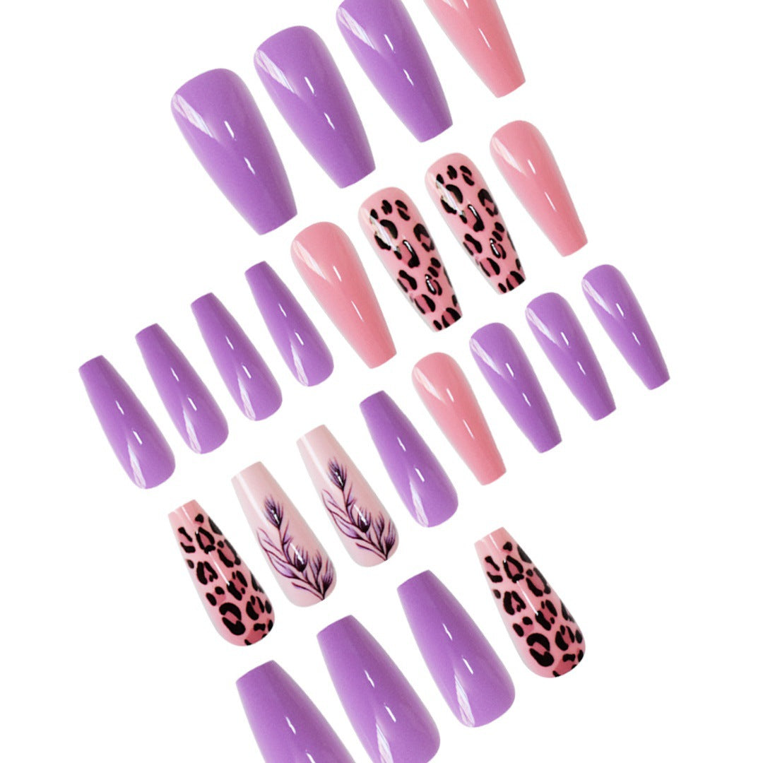 Stylish Patterned Press-On Nail Set Stornfield