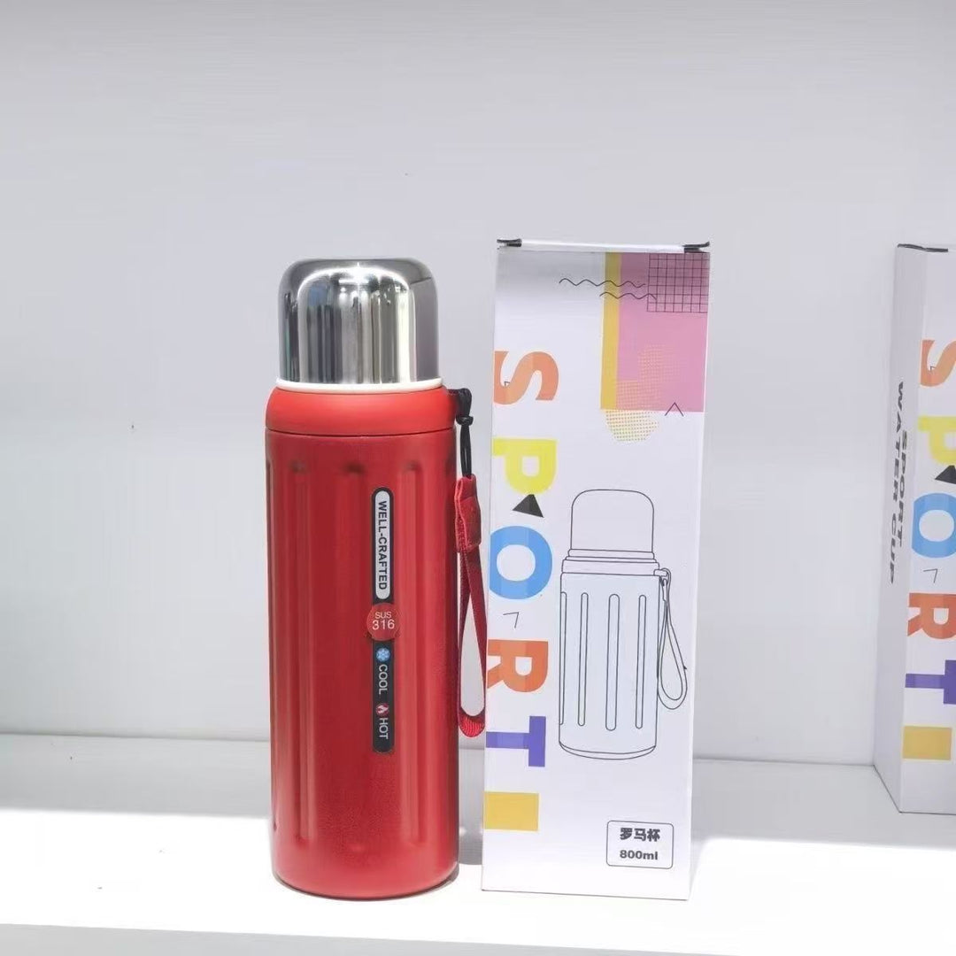 Unisex Thermal Insulated Bottle with Practical Carrying Handle Stornfield