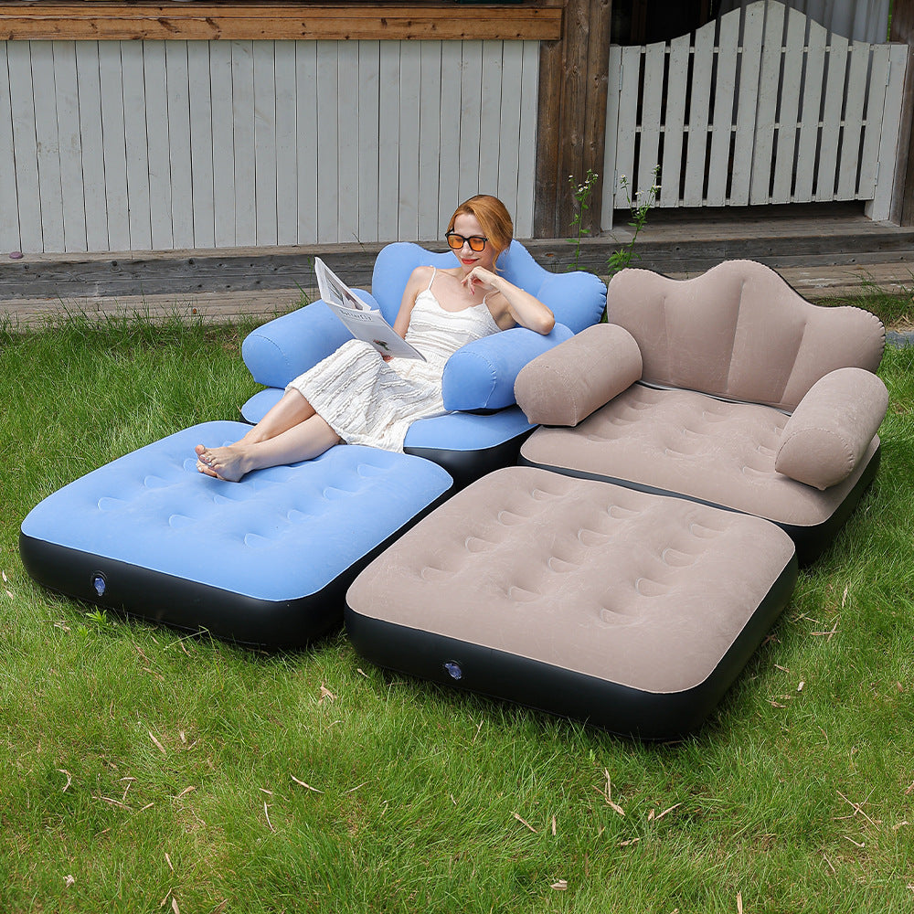 Women Inflatable Relax Lounge with Ergonomic Neck and Back Support Stornfield