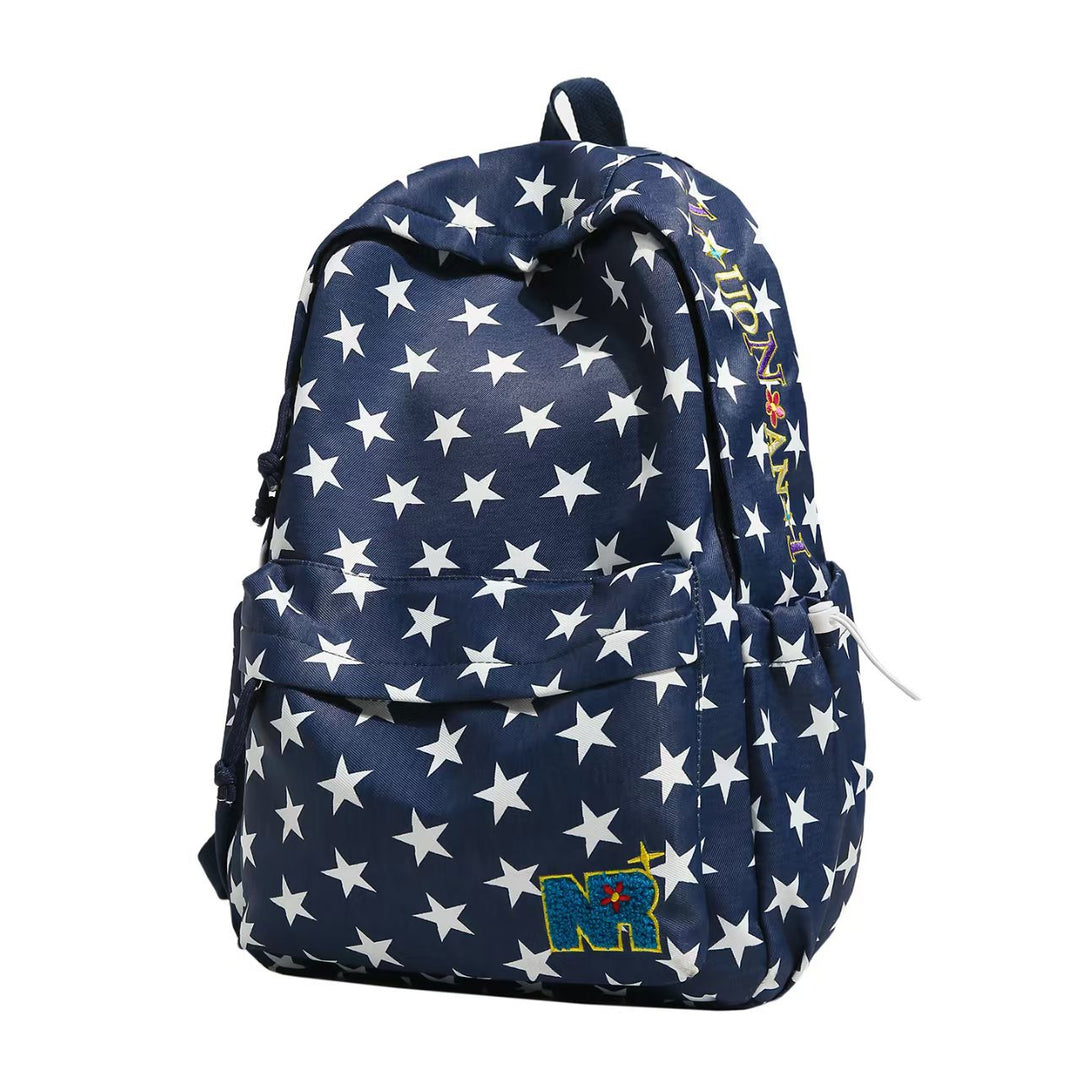 Star-Patterned Casual Backpack Stornfield
