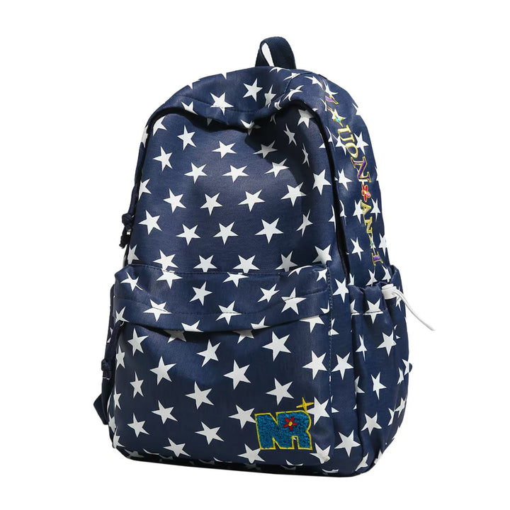 Star-Patterned Casual Backpack Stornfield