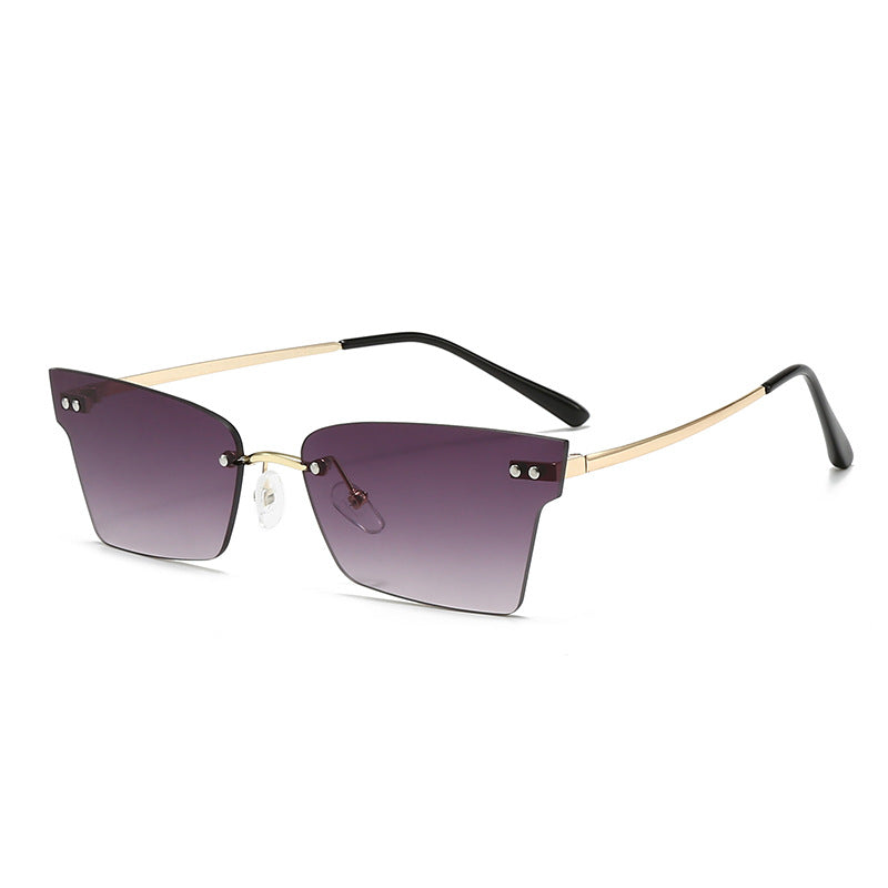 Ladies trendy geometric sunglasses with ultra-light frame Stornfield