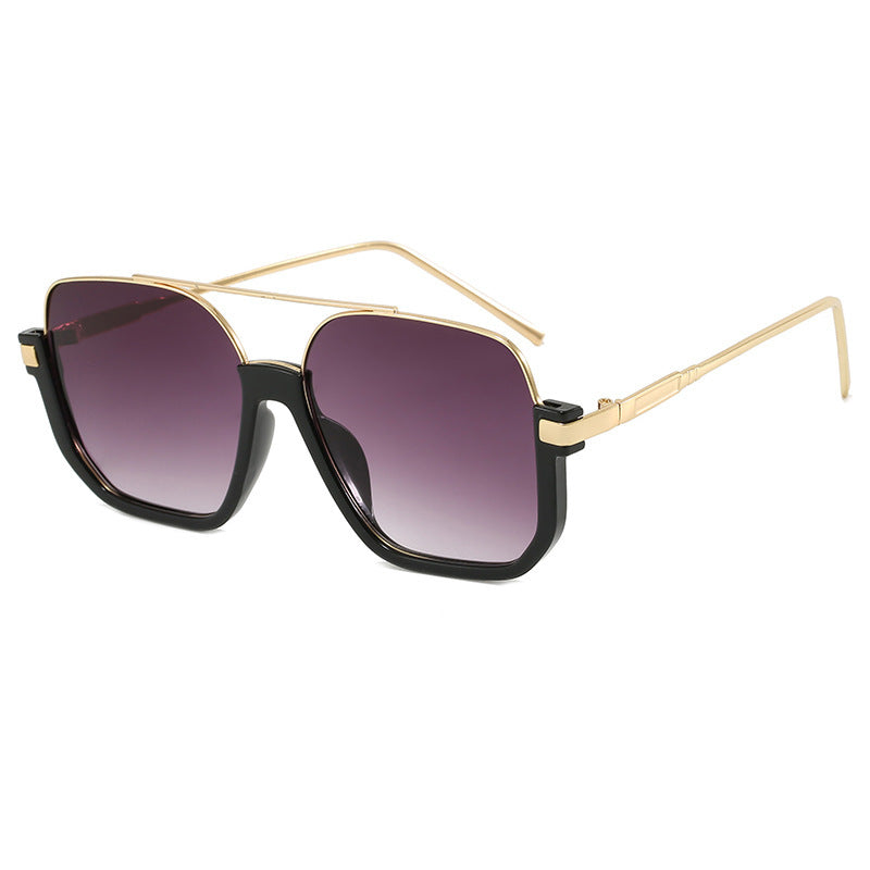 Women's Fashion Sunglasses with Curved Metal Frame and UV Protection Stornfield