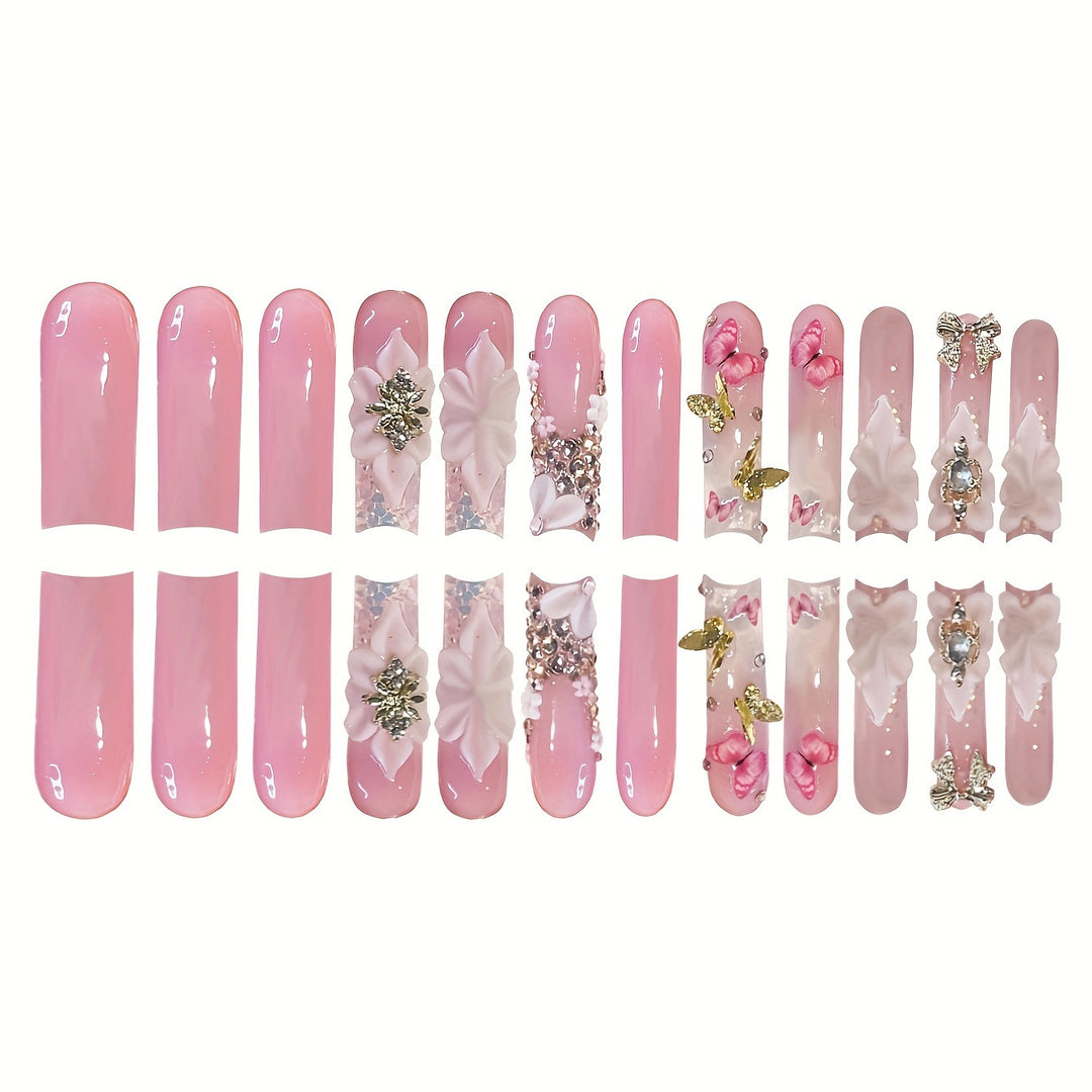 Artistic 3D Butterfly Nail Extensions Stornfield