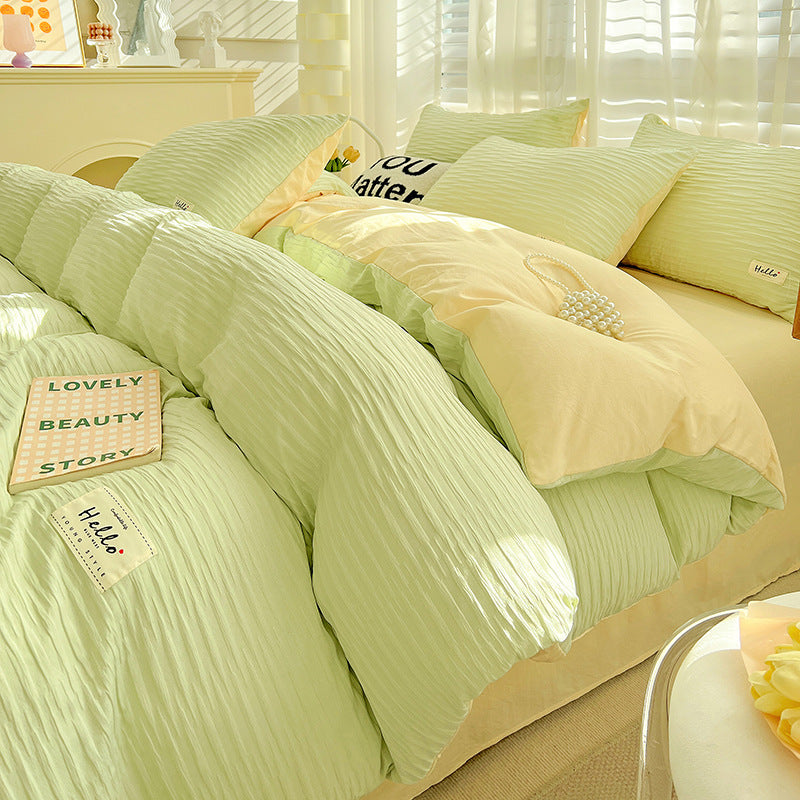 Luxurious Textured Bedding Set