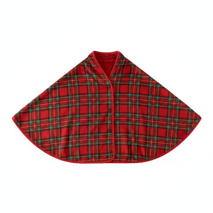 Ladies Cozy and Fashionable Blanket with Checkered Pattern Stornfield
