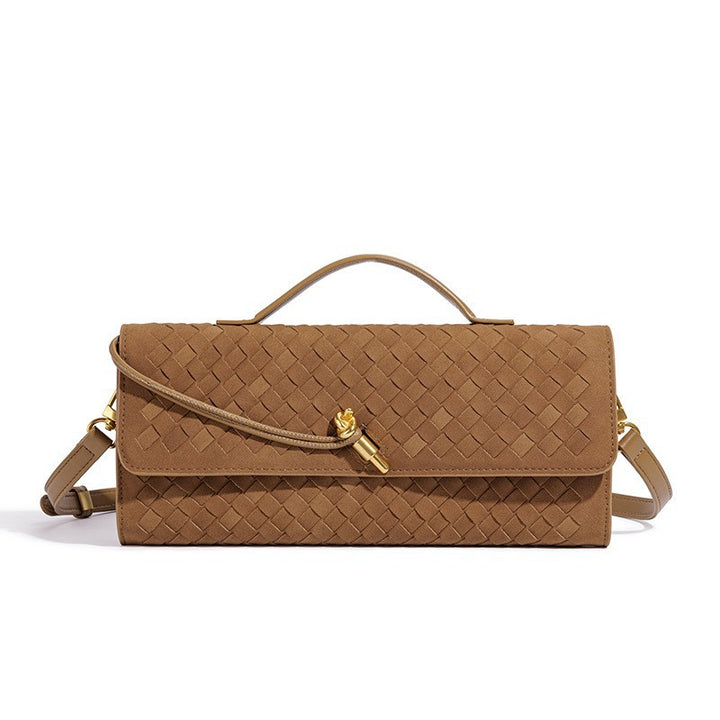 Sculpted Suede Clutch Bag Stornfield