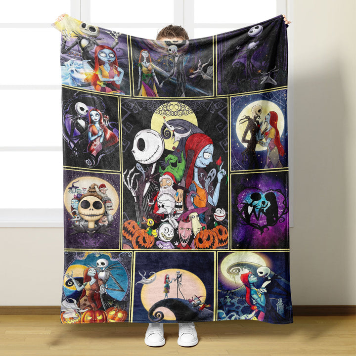 Christmas-Themed Throw Blanket