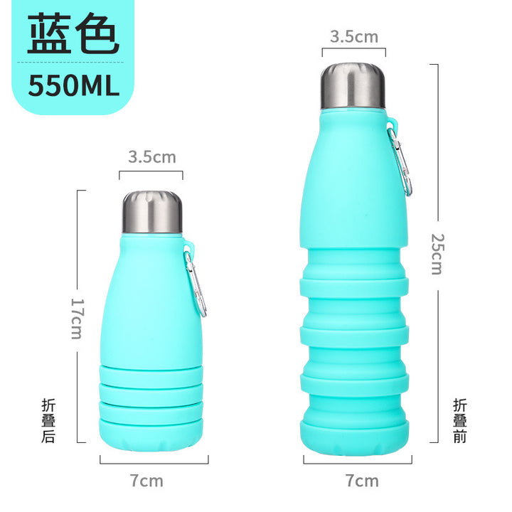 Women collapsible silicone water bottle Stornfield