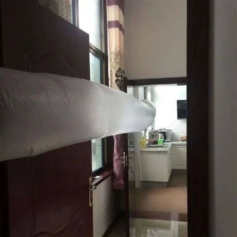Unisex one size slanted air outlet deflector for wall-mounted split units with adhesive seam and flexible plate Stornfield