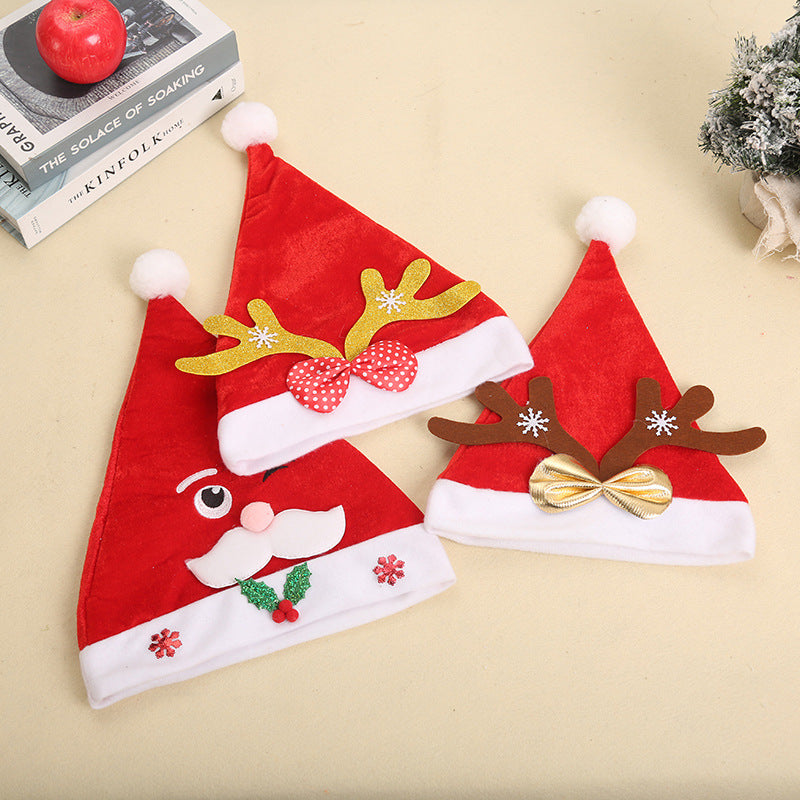 Festive Santa Hat with Reindeer Ears Stornfield