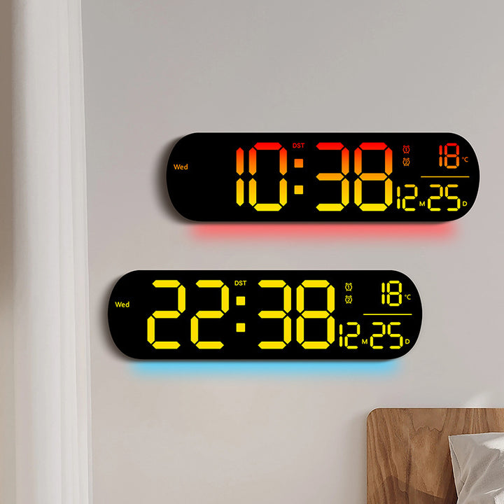 Digital LED Alarm Clock with Multifunctional Display Stornfield
