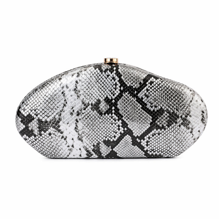 Designer Animal Print Clutch Bag