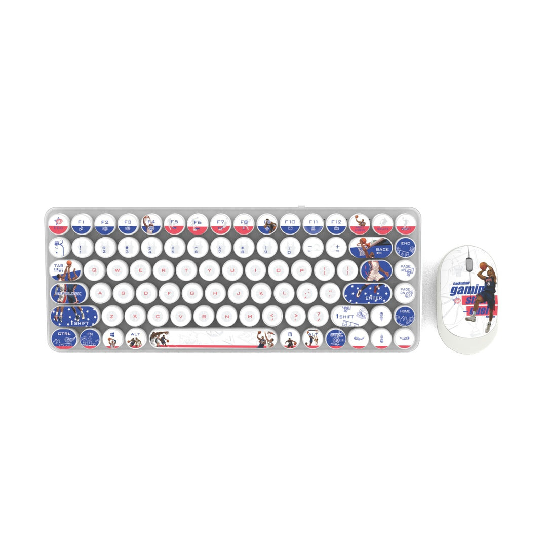 Retro-Design Keyboard and Mouse Set Stornfield