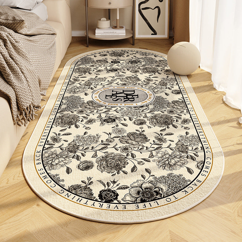 Floral Design Area Rug