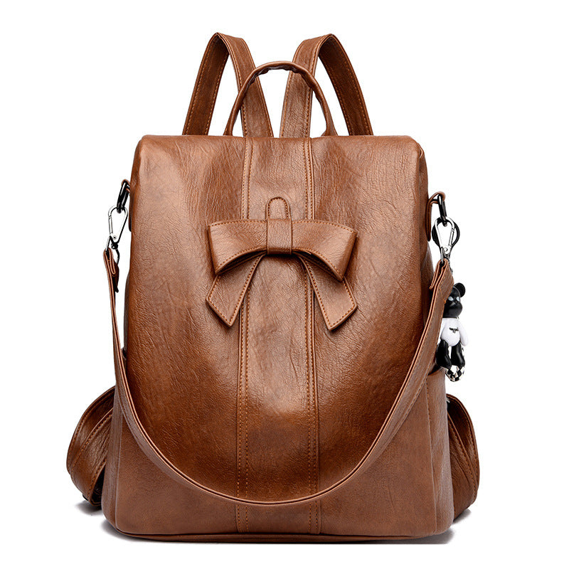 Stylish Bow-Accented Backpack Stornfield