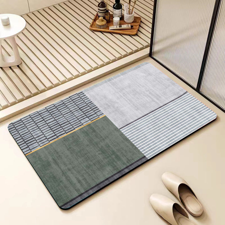 Modern Abstract Bathroom Mat