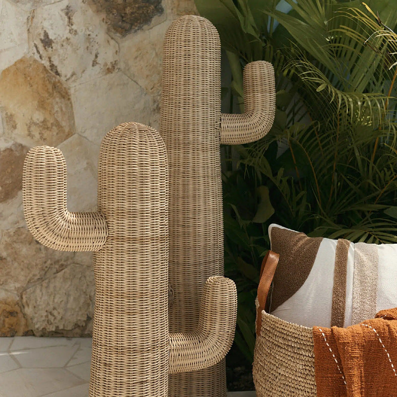 Decorative basket in the shape of a cactus Stornfield
