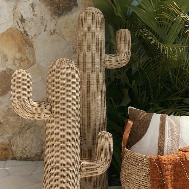 Decorative basket in the shape of a cactus Stornfield