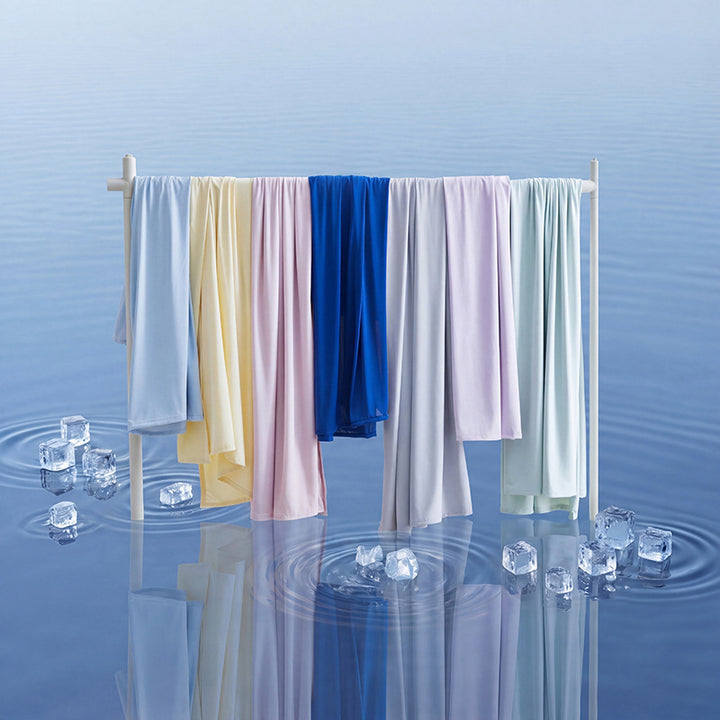 Women's nano silky fitted sheet made of microfiber with elastic all-around rubber and wrinkle-resistant satin look Stornfield