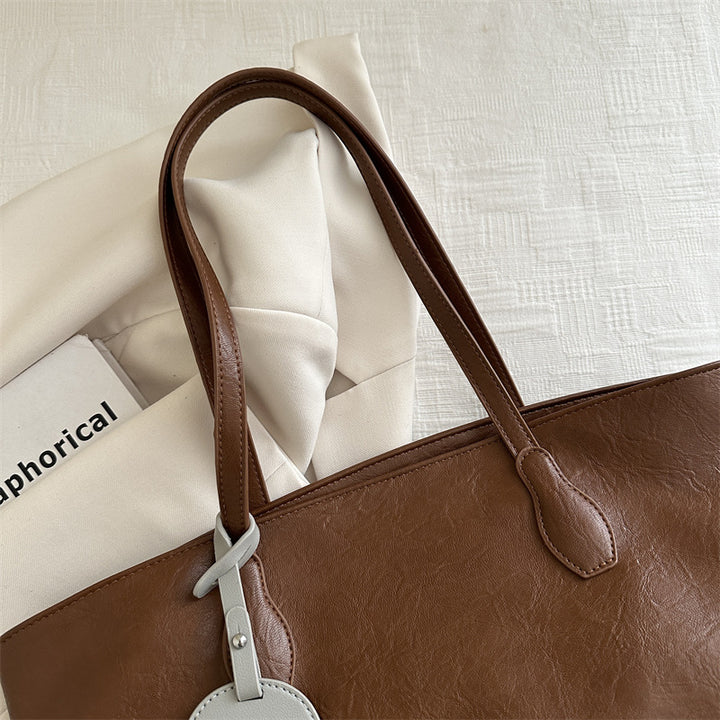 Elegant Faux Leather Tote Bag