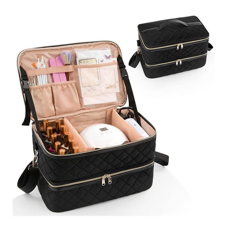 Cosmetic Organizer Bag with Structured Compartments Stornfield