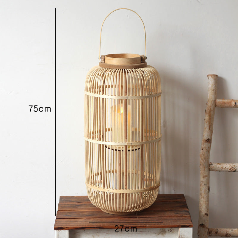 Decorative Lantern made of Rattan Stornfield