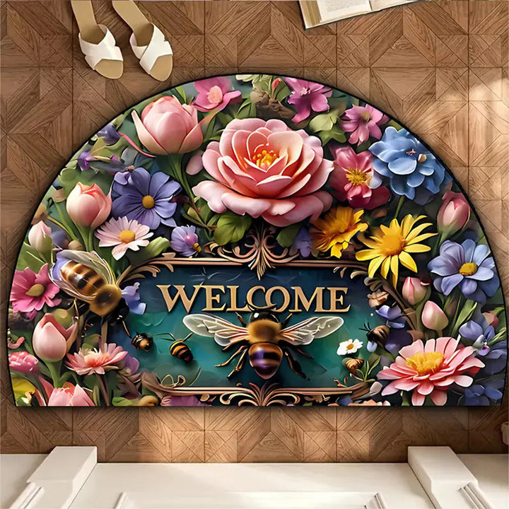 Decorative Round Door Mat