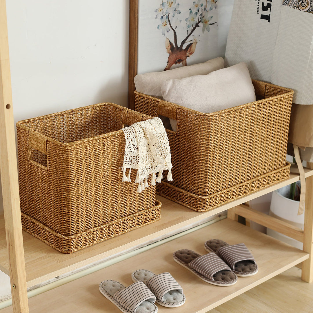 Handwoven Decorative Storage Chest Stornfield