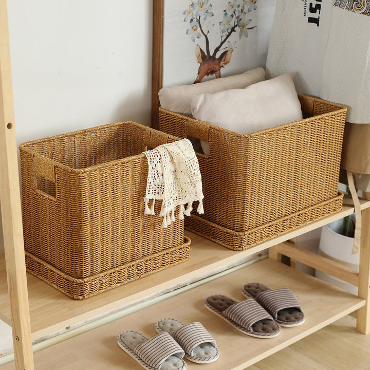 Handwoven Decorative Storage Chest Stornfield