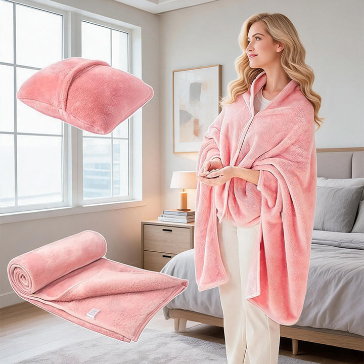 Women's Snuggle blanket with arm design and pillow Stornfield