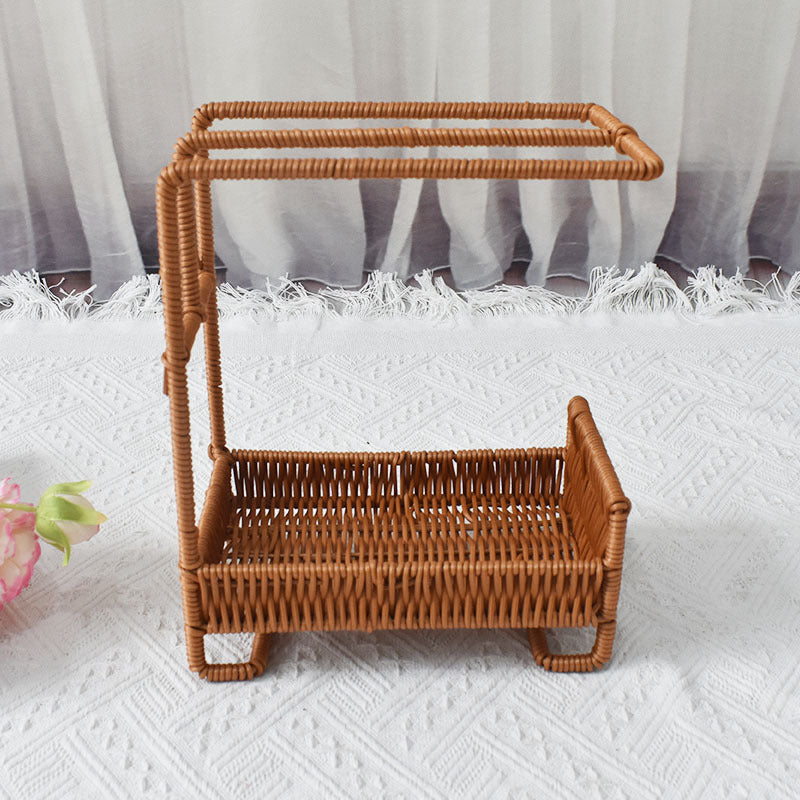 Handmade Rattan Storage Basket Stornfield