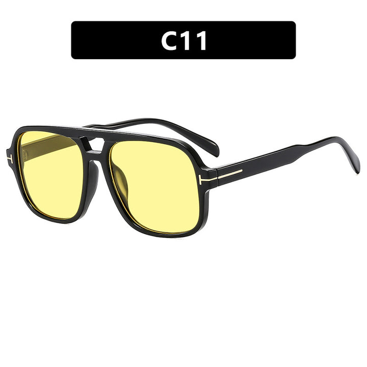 Ladies square designer glasses with delicate frame and modern plastic material Stornfield