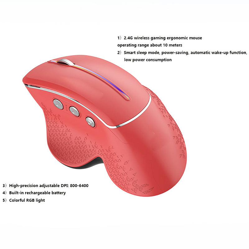 Ergonomic Gaming Mouse with Rgb Lighting Stornfield