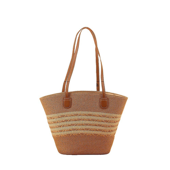 Fan bag with faux leather carrying handles Stornfield