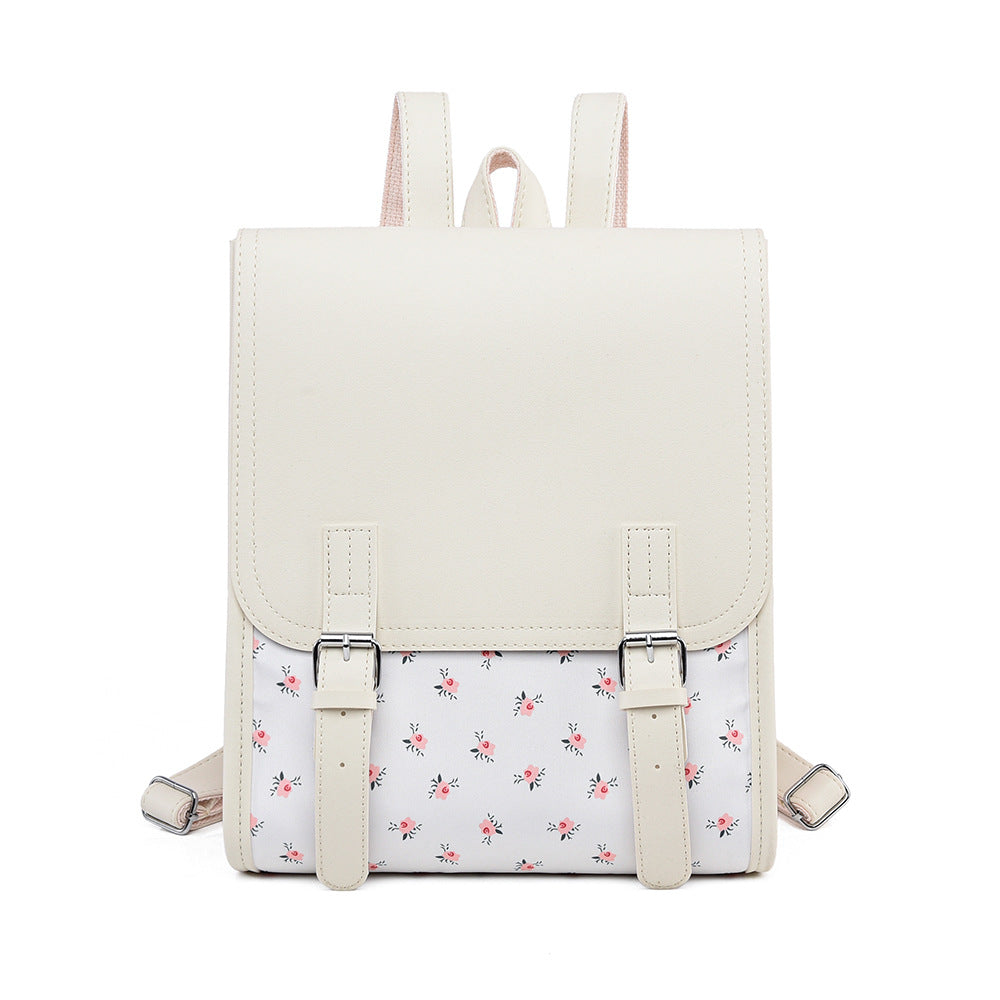 Floral Print Structured Backpack Stornfield