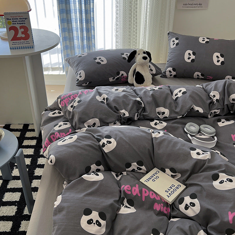 Fun Panda-Themed Comforter Set
