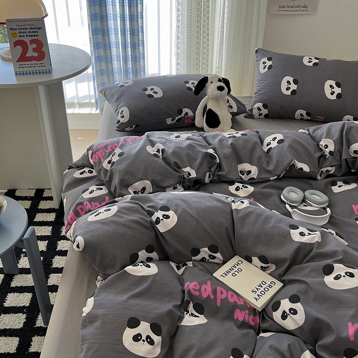 Fun Panda-Themed Comforter Set