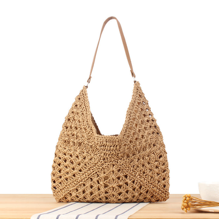 Macrame Crossbody Bag in Elegant Crocheted Design Stornfield