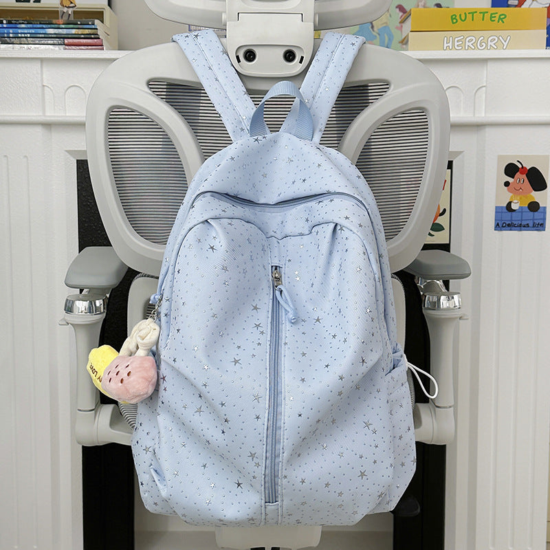 Star-Patterned Lightweight Backpack Stornfield