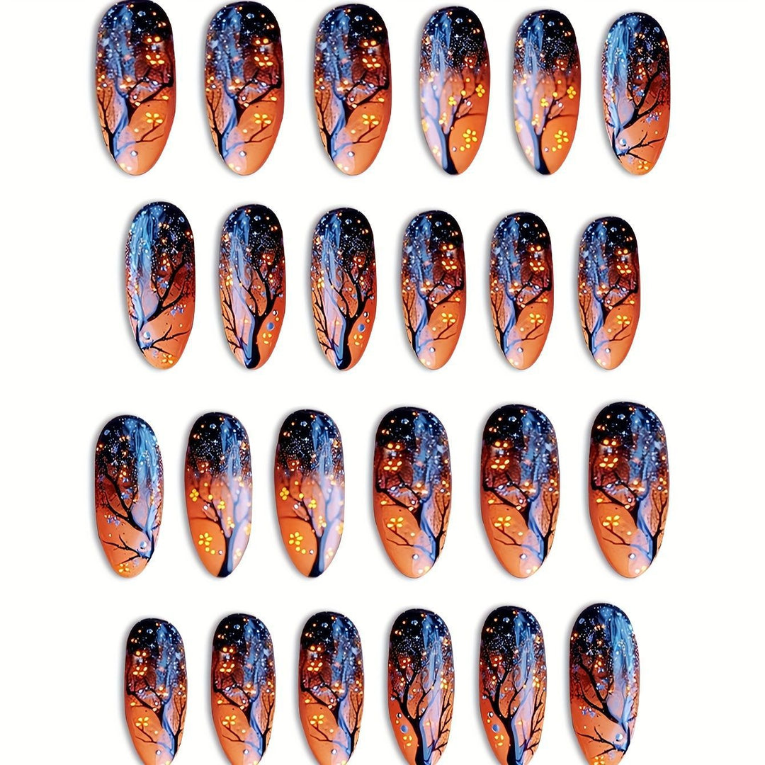 Artistic Night Sky Themed Nail Art Stornfield