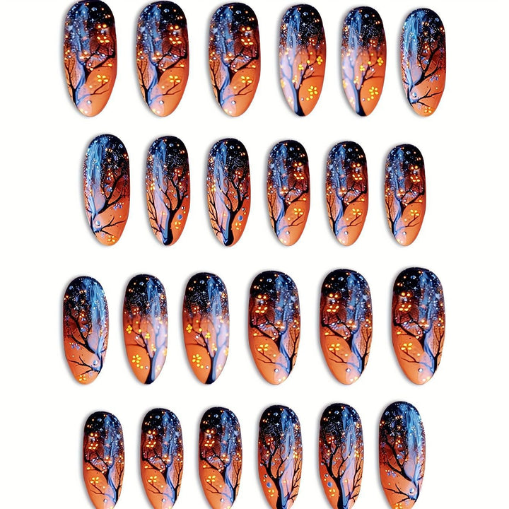 Artistic Night Sky Themed Nail Art Stornfield