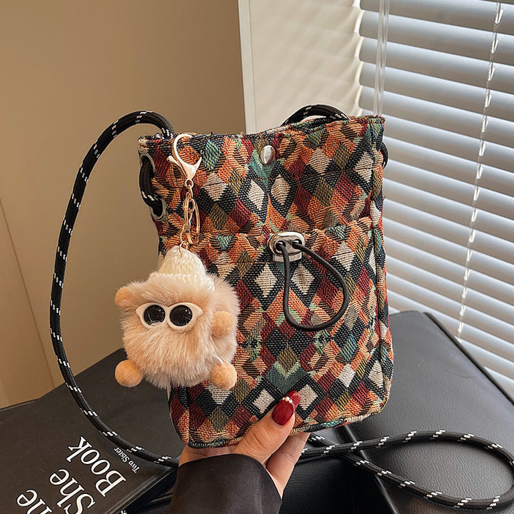 Geometric Pattern Crossbody Bag