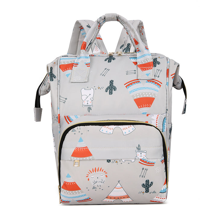 Multi-Purpose Floral Print Backpack Stornfield