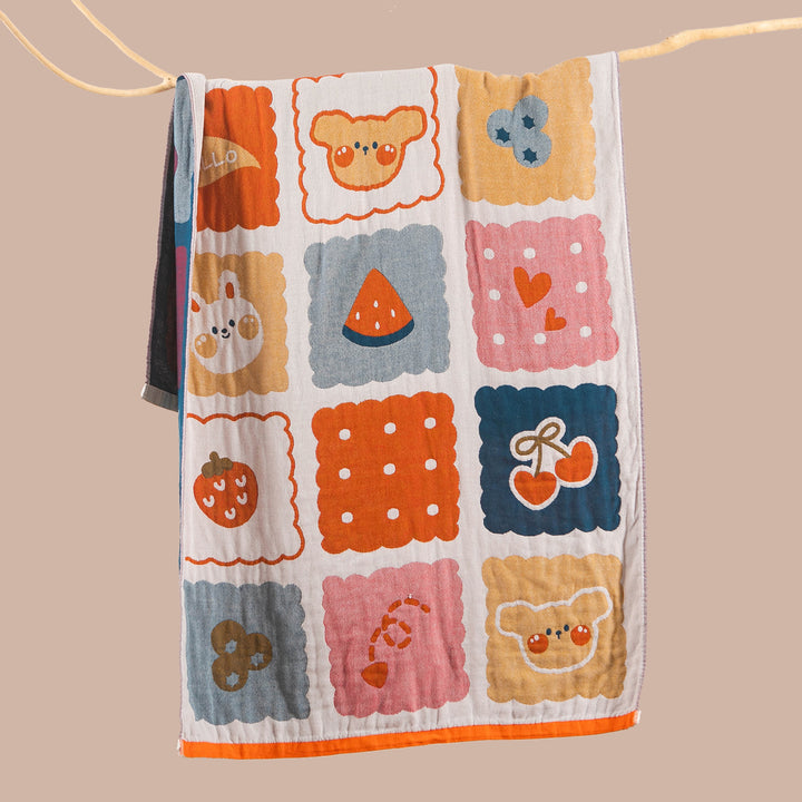 Unisex cuddly blanket with cute bear motif Stornfield