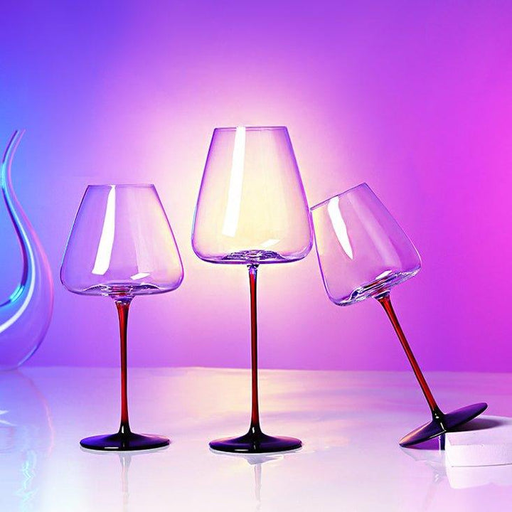 Crystal Glass Red Stem Burgundy Glasses | Stornfield
