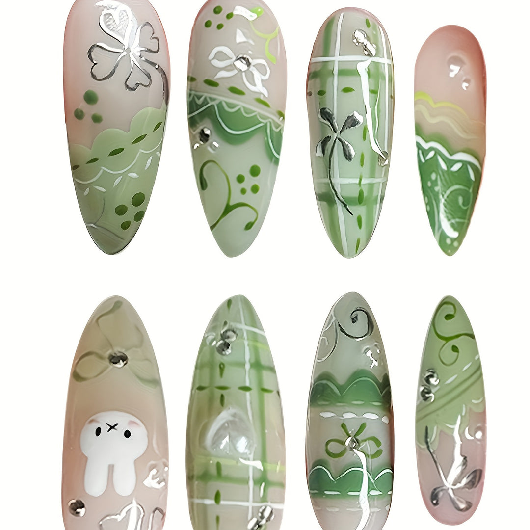 Glamorous Glittery Stiletto Nail Art Stornfield